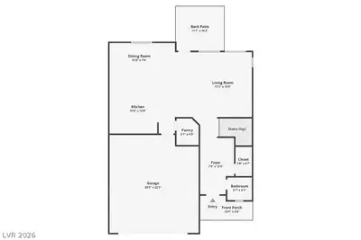 10804 Cather Avenue, Las Vegas, NV 89166 Floor Plan