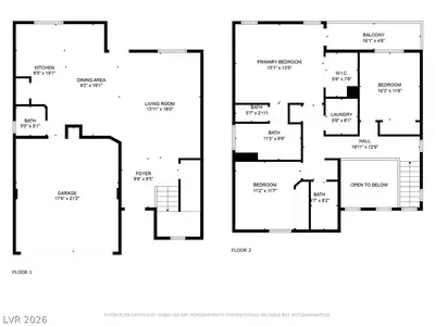 7226 Puddle Duck Street Floor Plan