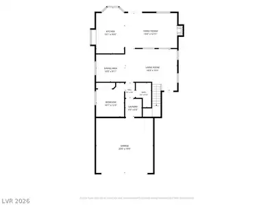 1620 Western Lily Street, Las Vegas, NV 89128 Floor Plan