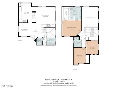 7717 Sanction Avenue, Las Vegas, NV 89131 Floor Plan