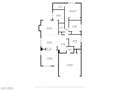 137 Winley Chase Avenue, North Las Vegas, NV 89032 Floor Plan