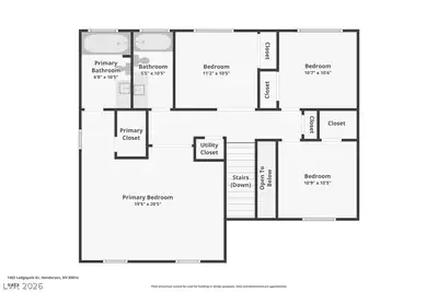 1455 Lodgepole Drive, Henderson, NV 89014 Floor Plan