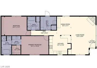 203 Trailzend Avenue, Overton, NV 89040 Floor Plan