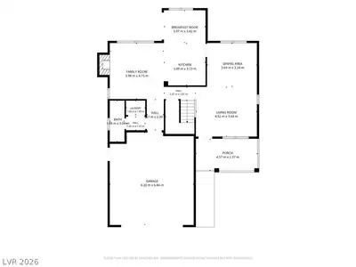 1612 Country Hollow Drive, Las Vegas, NV 89117 Floor Plan