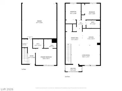 6155 Garden Oasis Street, Las Vegas, NV 89148 Floor Plan