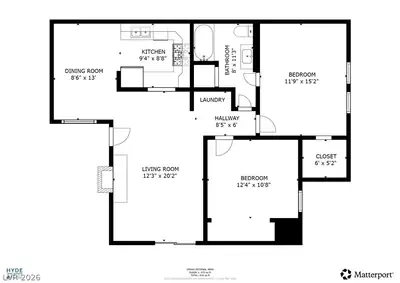 3769 Carlyle Drive 74 Floor Plan