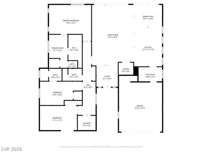 2725 Echo Mesa Drive, Las Vegas, NV 89134 Floor Plan