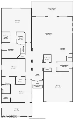1637 Blue Cliffs Avenue, Henderson, NV 89014 Floor Plan