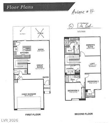 6633 West Evander Street Floor Plan