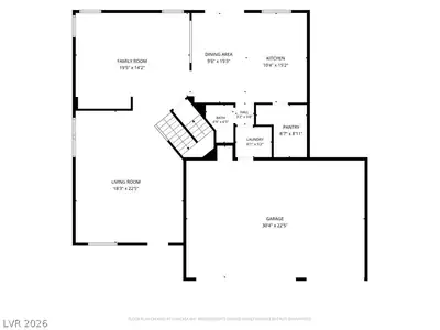 2264 Dixon Springs Avenue, North Las Vegas, NV 89031 Floor Plan