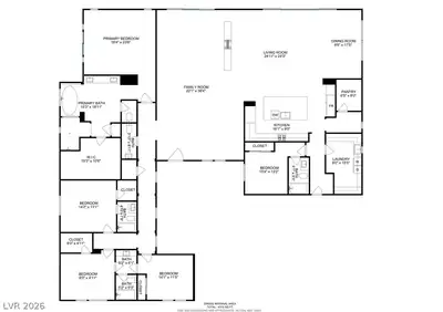 8811 Italian Trotter Court, Las Vegas, NV 89113 Floor Plan