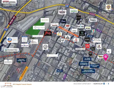 915 East Carson Avenue Map