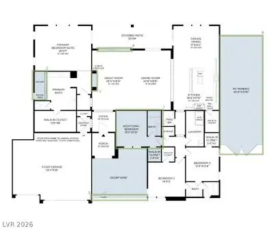6172 Royal Topaz Court, Las Vegas, NV 89149 Floor Plan