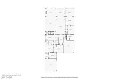 4169 San Capri Way, Las Vegas, NV 89141 Floor Plan