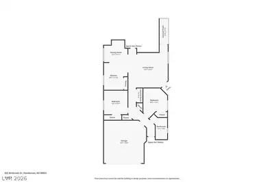 832 Binbrook Drive, Henderson, NV 89052 Floor Plan