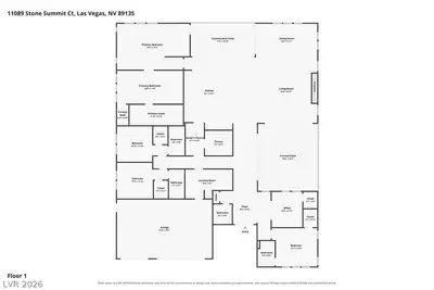 11089 Stone Summit Court Floor Plan