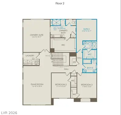 10125 Stoney Slopes Street, Las Vegas, NV 89141 Floor Plan