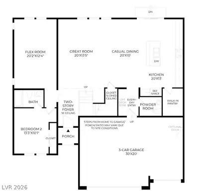 1108 Valor Landing Street, Boulder City, NV 89005 Floor Plan