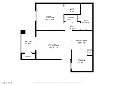 8000 West Badura Avenue 1141 Floor Plan