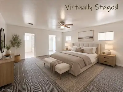812 Bracken Avenue, Las Vegas, NV 89104 Primary Bedroom