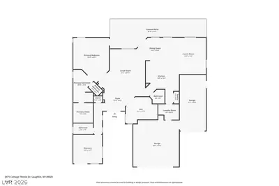 3471 Cottage Thistle Drive, Laughlin, NV 89029 Floor Plan