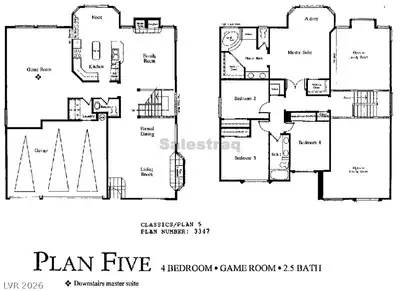 3725 Deer Flats Street, Las Vegas, NV 89129 Floor Plan