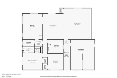3505 West Bonanza Road Floor Plan