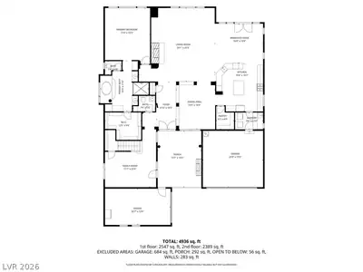 2737 Tarbert Street, Henderson, NV 89044 Floor Plan