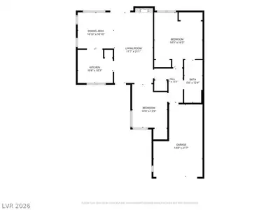 8541 Millsboro Drive, Las Vegas, NV 89134 Floor Plan