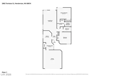 2802 Tortoise Court Floor Plan