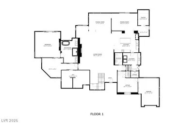 3740 Caesars Circle, Las Vegas, NV 89120 Floor Plan