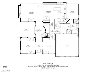 7229 Abbeville Meadows Avenue Floor Plan