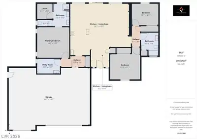 2641 West Carnation Way Floor Plan