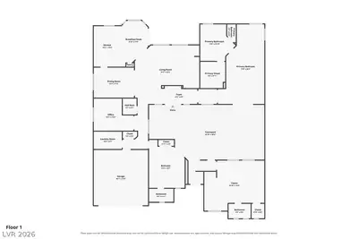 2201 Hudson Falls Court, Henderson, NV 89044 Floor Plan