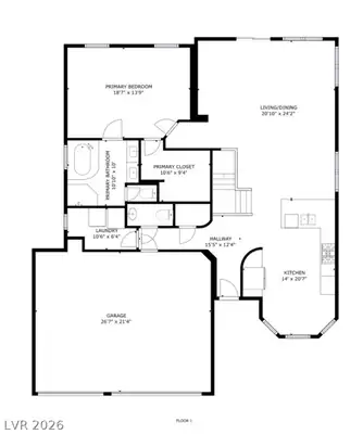 8160 Hodgson Mill Court Floor Plan