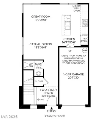 11333 West Charleston Boulevard 1018 Floor Plan