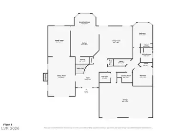 3620 Bahama Bay Court, Las Vegas, NV 89147 Floor Plan