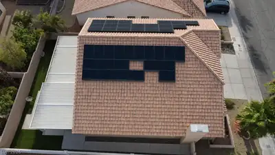 8308 Brittany Harbor Drive, Las Vegas, NV 89128 Aerial View