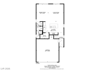 1535 Pacific Baza Street, Las Vegas, NV 89138 Floor Plan