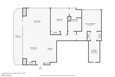 4471 Dean Martin Drive 2309 Floor Plan