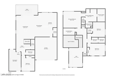 6853 Desert Finch Street, North Las Vegas, NV 89084 Floor Plan