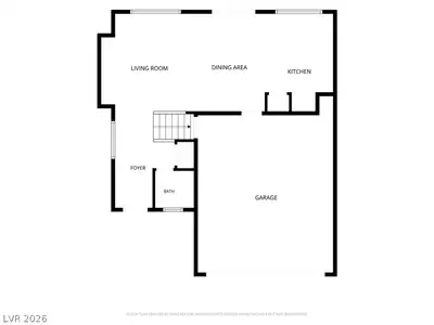 8447 Montefino Court, Las Vegas, NV 89117 Floor Plan