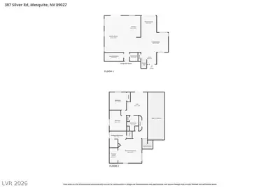 387 Silver Road, Mesquite, NV 89027 Floor Plan