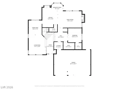 9725 Cascade Falls Avenue Floor Plan