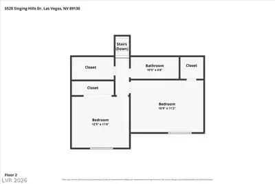 5520 Singing Hills Drive Floor Plan