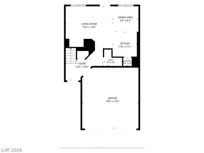 2520 Sierra Luna Avenue 102 Floor Plan