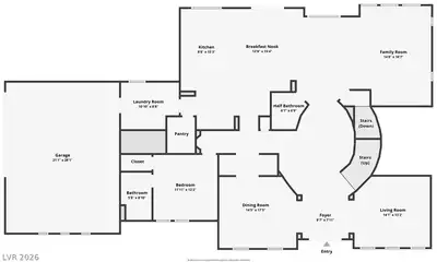 8251 Windsor Crest Court, Las Vegas, NV 89123 Floor Plan