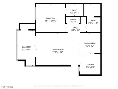 1908 Rio Canyon Court 206 Floor Plan