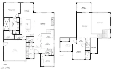 308 Gandara Street, Las Vegas, NV 89138 Floor Plan