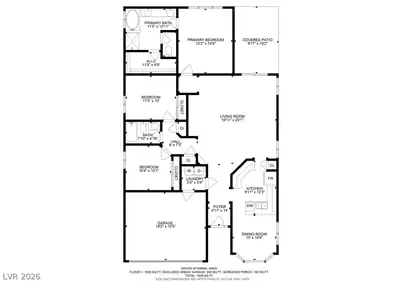 593 Fox Chase Street Floor Plan